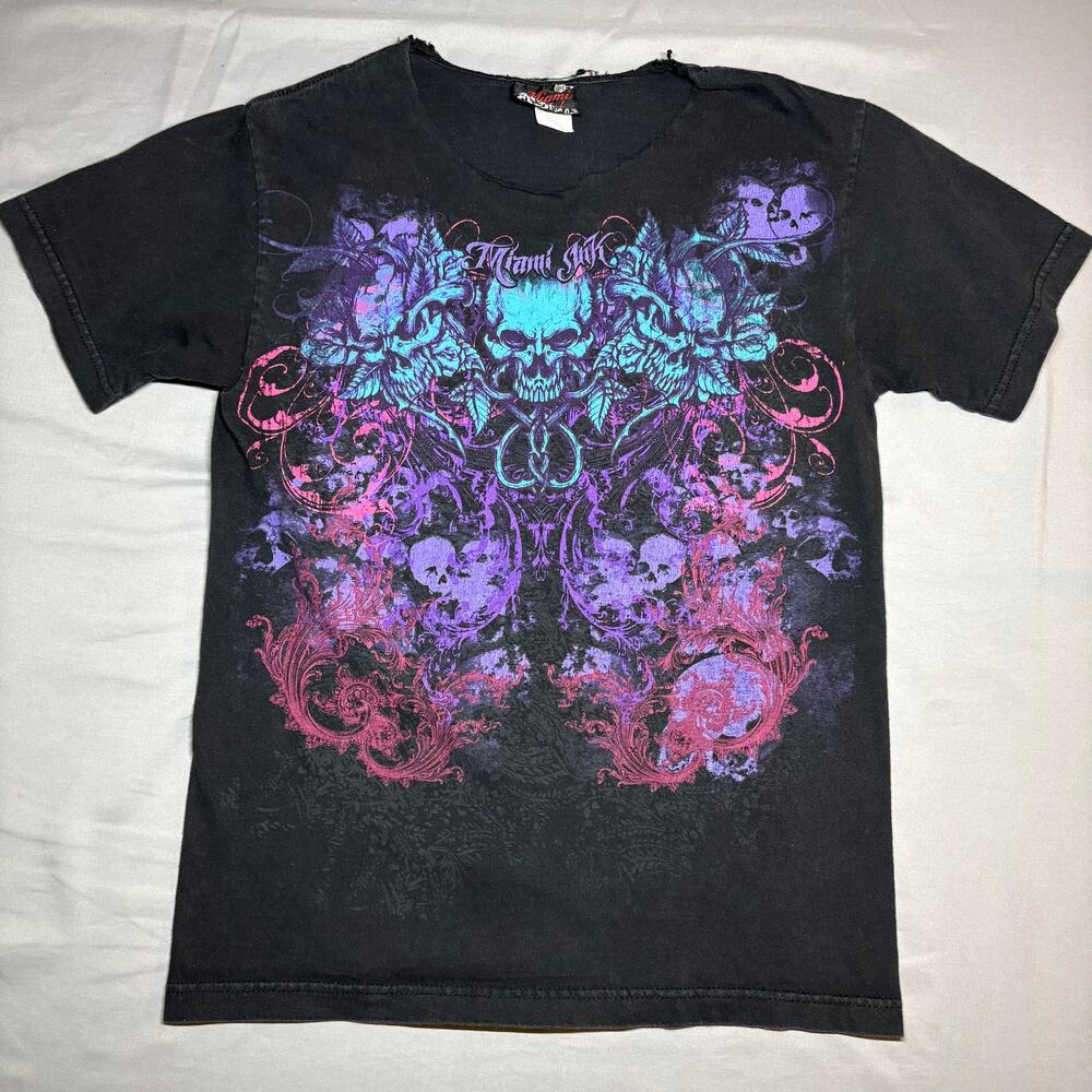 Vintage y2k miami ink t shirt